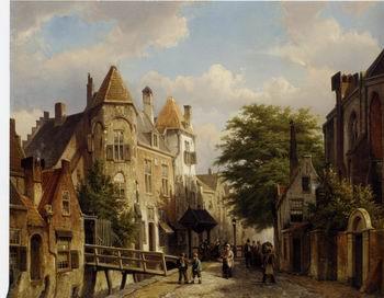 unknow artist European city landscape, street landsacpe, construction, frontstore, building and architecture.013 China oil painting art